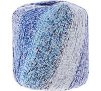 Healifty, 1 gomitolo di filato di cotone caleidoscopio per uncinetto e maglia, per realizzare cappelli, maglioni, sciarpe, guanti fai da te, colore azzurro, 13.300 x 0,2 x 0,2 cm