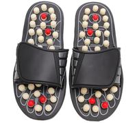 Healifty 1 Paio Calzature Da Massaggio Pantofola Da Massaggio Pantofole Per Con Digitopressione e Da Con Pietre Accessori Per Saune Regalo Uomo Pianta Del Piede