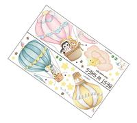 Healifty 1 Set Adesivi Murali Decorativi per Stickers Animali Cartoon per Decorare Camerette Facili da Applicare Rimovibili e Impermeabili