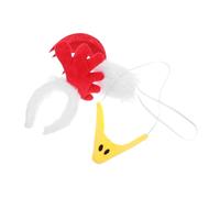 Healifty 1 Set fascia per cappello di pollo Banche del Ringraziamento fascia di corna Accessori per pasquali cappelli di animali da fattoria fascia divertente stoffa