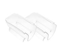 Healifty 1 Set Portabottiglie Da Vino Trasparente Da Organizzatore Per Bottiglie Per Cucina Bar E Ristorante Design Capacità Stabile E 2 Pezzi