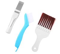 Healifty 1 set Spazzole per Pulizia Condizionatore Pettine Acciaio Inossidabile e Leggera per Finestre Condensatori Utensili per Rimuovere Polvere e Sporcizia da Condizionatori e Radiatori