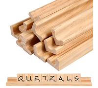 Healifty 10 mattonelle in legno per lettere