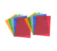 Healifty 10 pezzi Cartelline Portadocumenti in Plastica Assortite da Organizer Documenti Leggero con Design per Ufficio Scuola e Uso Quotidiano