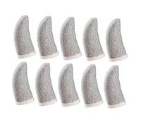 Healifty 10 Pezzi Maniche per Dita da Gioco in Filamento d'Argento Traspiranti e Resistenti all'Usura Protezione Antisudore per Dita per Giochi Mobili