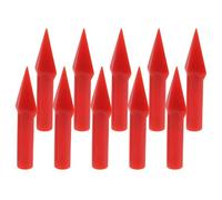 Healifty 10 Pezzi Punte di Freccia in Silicone Rosso per Tiro L'Arco, Sostituzioni Sicure per Giochi di Caccia e Pratica, Facile Installazione per Principianti ed Esperti