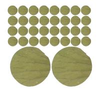 Healifty 100 Pezzi Foglie di Loto Essiccate Rotonde per Sushi Foglie Naturali per Avvolgere e Decorare Alimenti Fogli di Loto Asiatici per Cucina Buffet e Catering