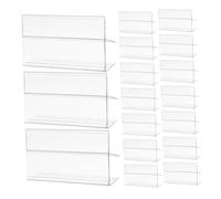 Healifty 100 pezzi Porta Etichette per Scaffali PVC Pz per Flessibile Compatibile con Supermercati e Negozi Al Dettaglio Visualizzazione Chiara Dei Dei