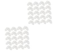 Healifty 100 Pz Naselli Per Occhiali Gel Di Silicone Bastoncino Nasale Forniture Di Occhiali Gel Di Silice Occhiali Da Sole Antiscivolo Bianca