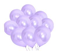 Healifty 100pezzi Palloncini in Lattice Decorativi Per Feste e Festival Palloncini Color Lavanda Per Celebrazioni e Decorazioni Eleganti