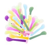 Healifty 100pezzi Spatole Cosmetiche in Di Per Crema Viso e Maschera Viso Applicatori Per Trucco Per Uso Quotidiano