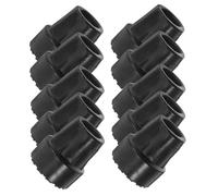 Healifty 10pezzi Punte Ricambio in Gomma Per Bastoni Passeggio Resistenti e Antiscivolo Adatte Una Varietà Stampelle e Bastoncini Trekking Per Appoggio Sicuro e Stabilità Su Superfici