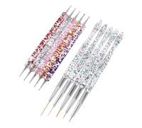 Healifty 10pezzi Strumenti Per Nail Art Con Pennelli Doppia Estremità Per Punteggiatura e Disegno Accessori Per Nail Art Punti e Graffiti Creativi Di Pennelli Per Unghie Da Donna