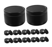 Healifty 12 Pezzi Barattoli in Metallo per Candele DIY Contenitori Resistenti per Cera e Profumo per Artigianato e Regali Creativi