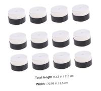 Healifty 12 Pezzi Overgrip Antiscivolo per Racchette da Tennis e Badminton Fascia Assorbi Sudore in PU Resistente e Sottile per Migliorare la Presa e Controllo