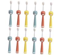 Healifty 12 Pz Spazzolino Da Denti Per Bambini Wanmao Spazzolino Manuale Per Bambini Spazzolini a Setole Morbide Bambino Che Fa i Primi Passi Regalo Postpartum Pelliccia Soffice