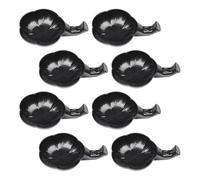 Healifty 12pezzi Calamaio Multifunzionale in Plastica Ciotola per Inchiostro Portapennelli per Calligrafia Cancelliera Pratica e Sicura Nero