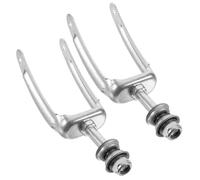 Healifty 1paio Ruote Anteriori Acciaio Per Carrozzina Supporto Frontale Per Manutenzione Facile e Comfort Ottimale Cuscinetti Per Operatività