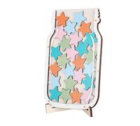 Healifty 1set Barattolo Ricompensa Stellare Per Ragazzo Ragazza Di Incentivi Con Stelle Colorate Strumenti Per Gestione Comportamentale Classe Sicuro e Resistente Adatto Per Casa e Scuola