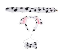 Healifty 1Set Orecchie e Coda per Fascia per Costumi Cosplay per Feste Accessori Adorabili per Halloween e Natale Flessibile