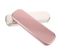 Healifty 2 pezzi Astucci Portapenne in Latta Resistente con Coperchio Scatole Porta Penne e Matite Salvaspazio per Scrivania Ufficio e Scuola Colori Argento