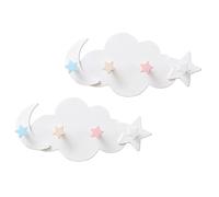 Healifty 2 pezzi Ganci Adesivi Forma Ganci Decorativi per per e Decorazioni Variabili Facili da Rimuovere e Reposizionare Danni