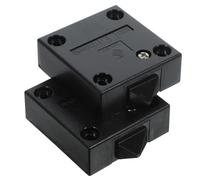 Healifty 2 Pezzi Interruttore Luce per Porta Armadio 12V-250V Controllo Automatico Lampada Touch in ABS Nero per Armadi Cassetti e Mobili Facile Installazione e Uso per Illuminazione