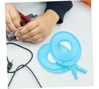 Healifty 2 Pezzi Lenti Ottiche Convessa e Concava per Esperimenti di Fisica Kit Portatile per Didattica Dimostrazione Rifrazione e Riflessione Lenti Resistenti per Laboratorio Scolastico