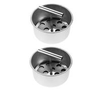 Healifty 2 Pezzi Meatball Maker Manuale in Acciaio Resistente Stampi per Polpette e Polpette di Pesce Strumento Ergonomico per Cucina Domestica Ristoranti e Hotel