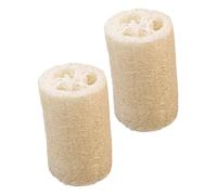 Healifty 2 pezzi Spugna Loofah Naturale per Doccia e Massaggio Corpo Esfoliante e Detergente Delicata Spugna Bagno con Ricca e Pulizia Profonda per Pori e Cuticole