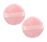 Healifty 2 pezzi Spugnette Trucco in Cotone Soffici e Lavabili Applicatore Polvere e Fondotinta Puff Make Up Riutilizzabile per Donna e Ragazze