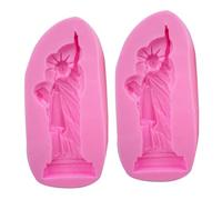 Healifty 2 pezzi Stampi Silicone per Budini e Dolci Forma di Dea Resistenti al Freddo Facili da Sformare per Torte Gelatine e Ghiaccioli Artigianali