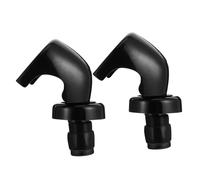 Healifty 2 pezzi Tappi Versatori Vino Silicone Tappi Sottovuoto per Bottiglie Vino Design e