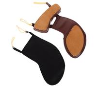 Healifty 2 Pezzi Violin Shoulder And Chin Rest Pads in Cotton Sheepskin Anti-slip Soft Neck Cushion For Secure Stable Playing Compatible With Violins Hypoallergenic Support For Sensitive