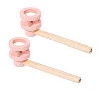 Healifty 2 Pz Giocattolo Galleggiante a Sfera Gioco Galleggiante Gioco Di Gioco Che Soffia Per i Bambini Fischietto Per Bambini Bomboniera Per Bambini Bambino Soffiatore Gusto Di Legno