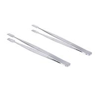 Healifty 2 Pz Pinzette di Francobolli Filatelia Strumenti da Collezione Pinzette Filateliche Pinzette Artigianali Pinzette per Hobby(Argento)