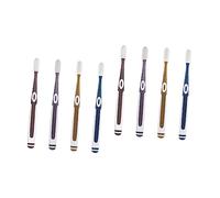 Healifty 2 Set 4 Pezzi Spazzolino Spazzolino Con Setole in Silicone Kit Da Viaggio Spazzolini Portatili Migliore Bambino Che Fa i Primi Passi Adulto Gel Di Silice Trucco