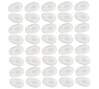Healifty 20 Paia Naselli in Silicone Antiscivolo Per Occhiali a Vite Kit Riparazione Occhiali Naselli Per Occhiali Ponte Per Occhiali Plastica Montature Per Occhiali Cuscinetto in Silicone