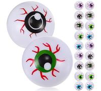 Healifty 20 pezzi di Halloween Bulbi Oculari Rimbalzanti Spaventosi In Plastica Inquietante Bulbi Oculari Falso Puntelli Di Scena Strappati Accessori Per La Decorazione Della Festa