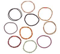 Healifty 20 pezzi Elastici Capelli Intrecciati Fasce Elastiche per Coda di Cavallo Accessori Capelli Resistenti e Flessibili per Stile Quotidiano e Tutte le Età