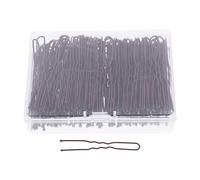 Healifty 200 Forcine per Chioma a Forma di U in Metallo Scatola, Accessori per Chioma da Donna e Sposa, Fermagli Ondulati per Acconciature Quotidiane, Feste e Viaggi