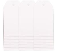 Healifty 200 pezzi Etichette Carta Kraft Punta Vuote per Appendere per Decorazioni Etichettatura e Pittura DIY Cartellini Vintage Resistenti per Contenitori e Regali