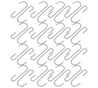 Healifty 200 Pezzi Ganci Appendini Natalizi in Metallo Nero Ganci Pesanti per Ornamenti e Luci da Esterno Flessibili e Resistenti per Alberi di Natale Ghirlande Addobbi Halloween e Festa