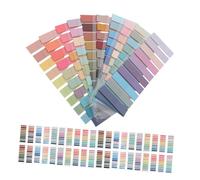 Healifty 2000 Pezzi Segnapagina Adesivi Scrivibili in Colori Etichette Indice Autoadesive per Libri Quaderni e Organizzazione Documenti Segnapagine Rimovibili e Resistenti per Note e