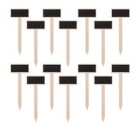 Healifty 20PCS Mini Lavagna in legno Lavagna Creativa Decorativa Giardino Fiori