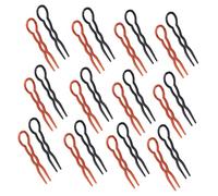 Healifty 24 Forcine per Chioma a Forma di U Bastoncini per Chignon da Donna Accessori Leggeri per Acconciature Forcine Flessibili per Chioma Lunghi Set da 24 Pezzi Nero e Caffè per