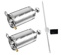 Healifty 2pcs Metallo Appearing Cane Mago Bacchetta retrattile Pieghevole per Professionale Mago Stage Close- up Mago Trucchi Accessori