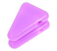 Healifty 2pezzi Supporto in Silicone Base Protettiva Per Forcella Stabilizzatore Per Forcella Yoga Supporto Per Guarigione Sonora Borsa Triangolare Compatibile Vari