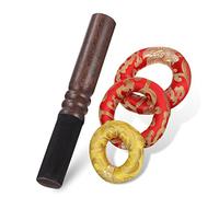 Healifty 3 pezzi Cuscini per Ciotole Buddiste con Mazzuolo Supporto Antiscivolo per Meditazione e Preghiera Tibetana Colore Casuale Colore Casuale