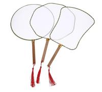 Healifty 3 Pezzi Ventaglio per Disegno DIY Ventagli Antichi Cinesi per attività Artistiche e Regalo Creativo